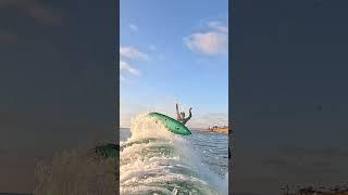 College Surfer Throws Down A Huge Air #surfing #surf #sunset