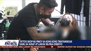 First Filipino tattoo shop in hong kong , tDon.jaytattoo hong kong , ABS-CBN , TV Patrol, TFC NEWS