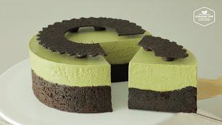 브라우니 녹차 치즈케이크 만들기 : Brownie Green Tea Cheesecake Recipe | Cooking tree