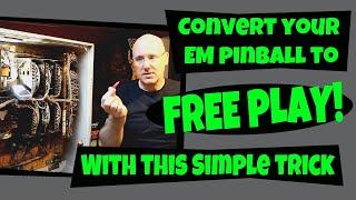 Pinball Repair #7 - Converting EM Pinball Machines to Free Play