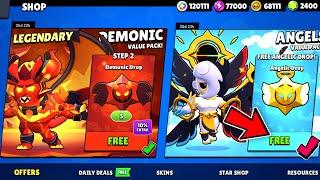 COMPLETE DARK ANGEL QUEST- Brawl Stars FREE Angelic Drop