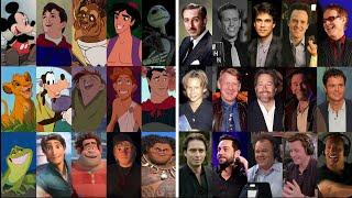 Disney Heroes Voice Actors | Live vs Animation | Side By Side Comparison