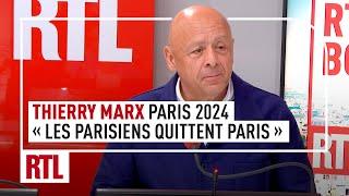 JO 2024 : "Les parisiens quittent Paris" selon Thierry Marx