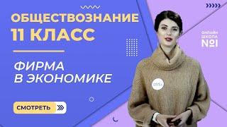 Видеоурок 4. Фирма в экономике. Обществознание 11 класс