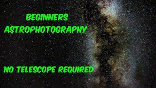 Beginners Astrophotography with the Omegon Mini Track  LX2 - No Telescope Required