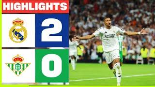 Real Madrid vs Real Betis 2-0 all goal and highlight 2024 HD