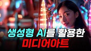 [핫클립] 생성형 AI를 활용한 미디어아트 / YTN 사이언스