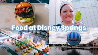 Food at Disney Springs D-Luxe Burger and Amorette's Patisserie | Disney Vlog