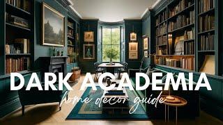 Dark Academia Interior Design Style Guide with 100+ Ideas & Inspirations