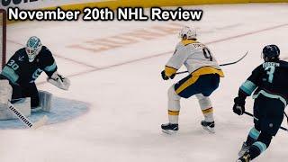 Reviewing November 20th NHL Games