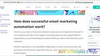 Tools and Services for Successful Automated Emailing || Email Marketing Automation Tools for 2022