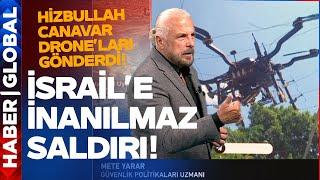 İsrail'e Canavar Drone'lar Saldırdı! Tel Aviv'de Kimse Güvende Değil!