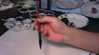 Twisting - a Trick of Chinese Brush Painting