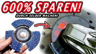 Der unglaubliche Effekt beim Schleifen! 1€ in 1min. DIY