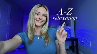 ASMR | A-Z Trigger Words and Hand Movements