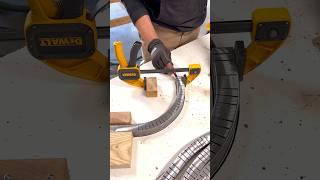 Curved steel jig demonstration. #metalworking #welding #tabledesign #metalfabrication #diy
