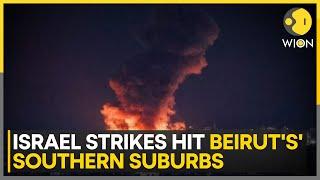 Israel-Hezbollah War: Intense Israeli Night Strikes Rock Southern Beirut Suburbs | WION