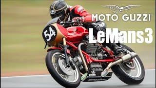 Moto Guzzi LeMans3 fastest lap onboard 2023 (Motorcycle Racing) 4K カフェレーサー