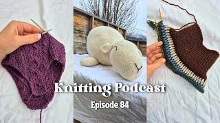 Celeste Sweater, Sweater No 14, Cozy Sheep & Baby Knitting// Knitting Podcast 084