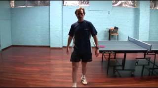 Table Tennis - Footwork Fundamentals - Shuffle Step, Crossover Step, One Step, Leaning