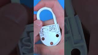 3d printed padlock vs real