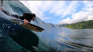 SUPER GLASS OFF IN TAHITI // 3 Sessions With Manua Menard & Nils Aubelle #bodyboarding