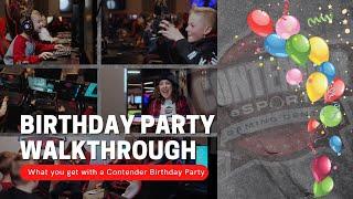 Contender Esports Birthday Party Walkthrough