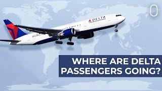 Over 50 Million Passengers: Where Delta Air Lines’ Atlanta Transit Travelers Actually Go