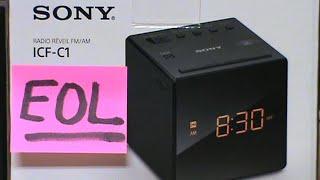 Don't Dream Machine it's over - Sony's last clock radio (ICF-C1)