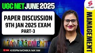 UGC NET June 2025 | UGC NET Management Question Paper 2025 | UGC NET Management Paper 2 By Monika