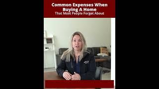 Expenses to consider when buying a house