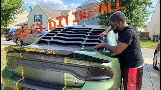 HOW TO INSTALL WINDOW LOUVERS PLUS TIPS AND TRICKS TO AVOID THEM FLYING OFF!!! (20” CHARGER SCAT)