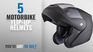 Top 10 Motorbike Flip-Up Helmets [2018]: Shox Bullet Flip Front Motorcycle Helmet XL Matt Black