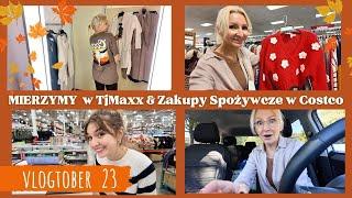 Mierzymy w TjMaxx Zakupy Spożywcze z Hanią w Costco / Vlogtober 2024