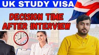 Decision Time after Interview UK Visa