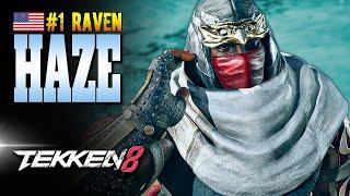 HAZE (Raven)  Pro Player - Top Player - Rank #1 - Tekken 8 - God of Destruction - Ranked Match