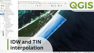 Interpolate points using IDW and TIN methods in QGIS