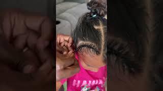 This was so cute! #cutehairstyle #hairstylesforgirls #toddlerhairstyle #cutebaby  #kidshairstyle