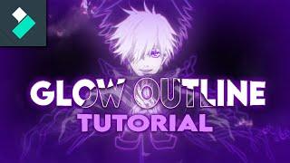 Glowing Outline Tutorial | FILMORA X