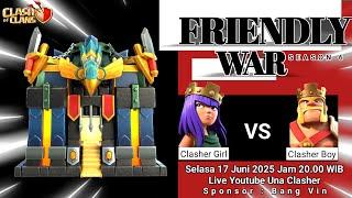 FW Clasher Girl vs Clasher Boy Season 6 TH17 - Clash of Clans