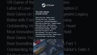 Steam Awards Winner 2023