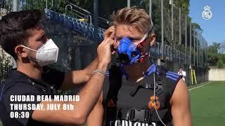 VO2Max testing with COSMED K5 at Real Madrid C.F. training ground facilities