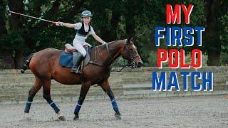 PLAYING POLO FOR THE FIRST TIME! Lesson and match!