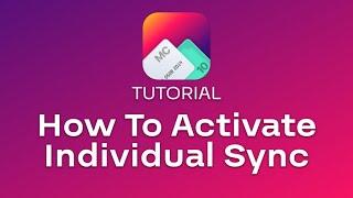 Tutorial: how to activate individual sync on all your devices in MoneyCoach