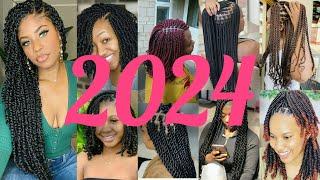  Cute Twist hairstyles 2024 | Twist braids hairstyles for black women | Braids styles