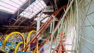 Mindbender front seat on-ride HD POV Galaxyland Amusement Park