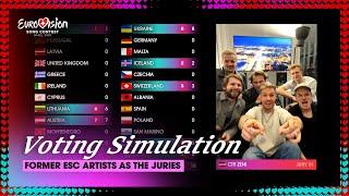  Eurovision 2025: Voting Simulation (ESC Artists Jury + YOUR Votes)