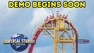 Bye Bye Rip Ride Rockit! | NEW Intamin Roller Coaster Coming To Universal Studios Florida