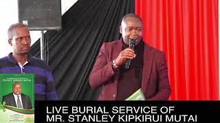 LIVE BURIAL SERVICE OF 1st VICE NATIONAL CHAIRMAN KNUT MR. STANLEY KIPKIRUI MUTAI