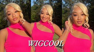 First Install 360 Blonde Wig, Precut, Preplucked, Prebleached, Freaking fabulousFT. Wigcool Hair
